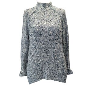 Sonoma Green/Blue Cable Knit Sweater